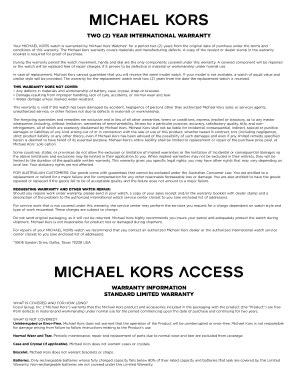 michael kors warranty macy'|Michael Kors complaint department.